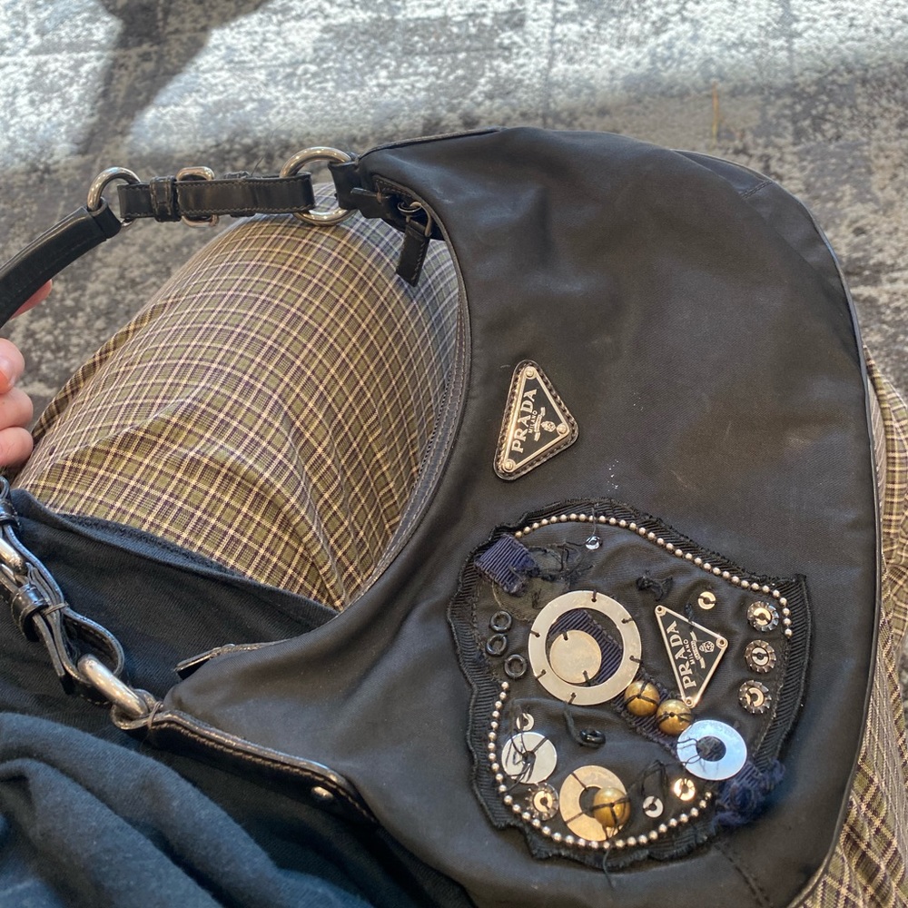 Prada nylon shoulder bag